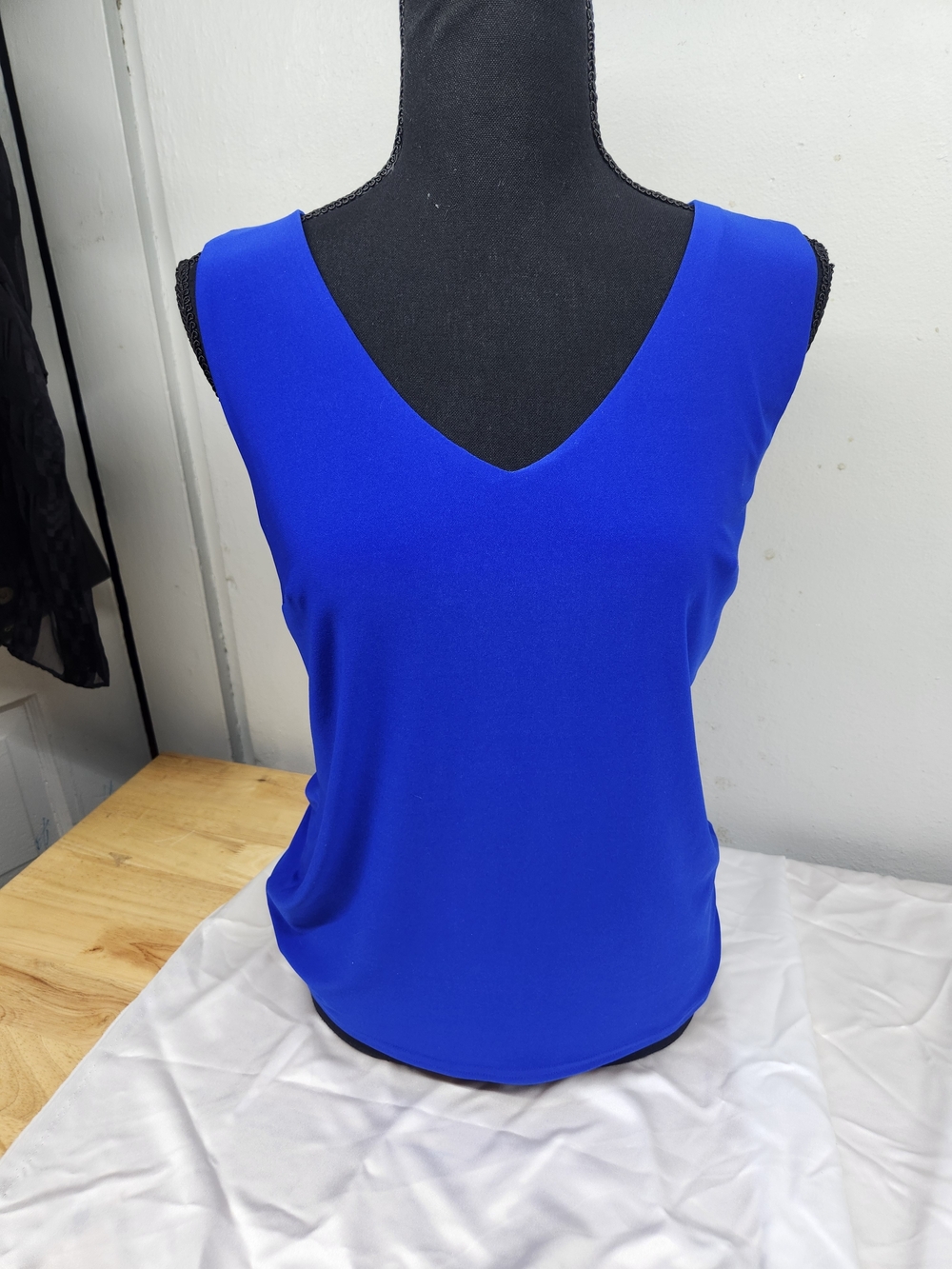 Joseph Ribkoff Sleeveless V-Neck Camisole - Cobalt Blue